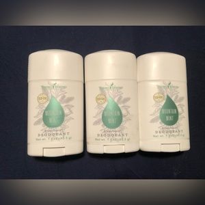 Young Living Mountain Mint 1.5 oz. Deodorant 3 Pack Brand New